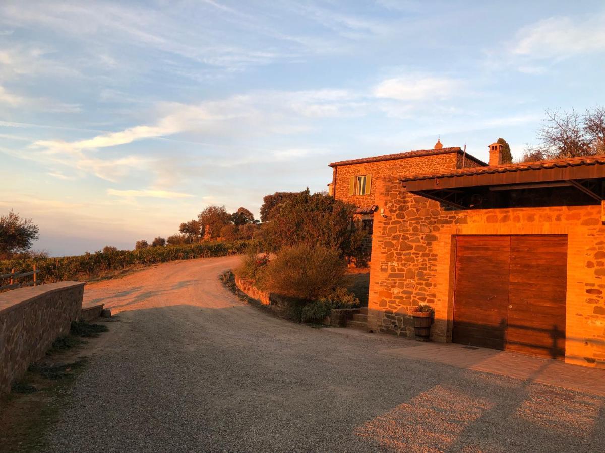מונטלצ'ינו Podere Soccorso Casa Vigneto מראה חיצוני תמונה